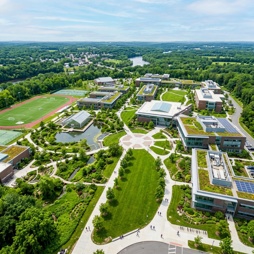 Green facility landscape