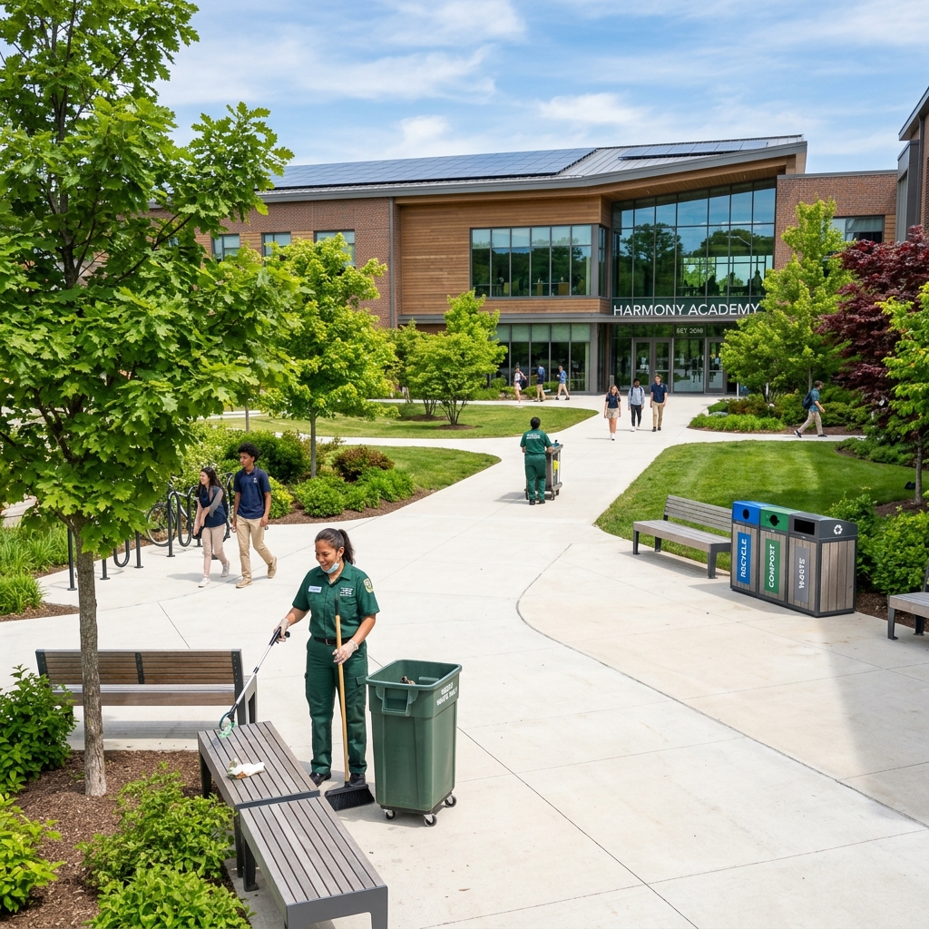 Property courtyard operations